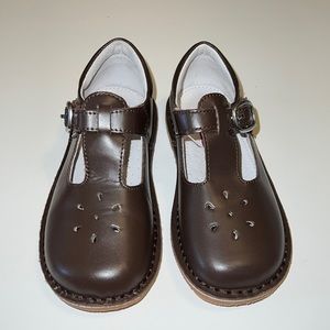 Classic Brown Kids Dress Shoes